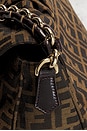 view 7 of 8 Fendi Zucca Baguette Chain Shoulder Bag in Brown