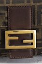 view 6 of 8 Fendi Mama Zucca Baguette Shoulder Bag in Brown