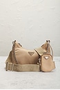 view 2 of 9 BOLSO HOMBRO PRADA in Beige