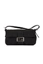 view 1 of 9 Fendi Mama Zucca Baguette Shoulder Bag in Black