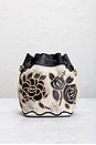 view 3 of 9 Fendi Mon Tresor Bucket Bag in Black & White