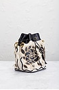 view 4 of 9 Fendi Mon Tresor Bucket Bag in Black & White