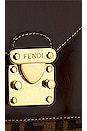 view 8 of 10 Fendi Vintage Zucca Satchel Bag in Brown