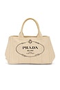 view 1 of 9 Prada Canapa Tote Bag in Neutral