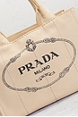 view 5 of 9 Prada Canapa Tote Bag in Neutral