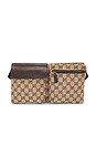 view 1 of 9 Gucci GG Canvas Waist Bag in Brown