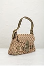 view 4 of 9 Gucci Horsebit GG Canvas Shoulder Bag in Beige