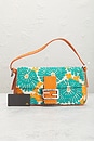 view 10 of 10 Fendi Mama Floral Baguette Shoulder Bag in Multi