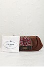 view 9 of 9 Prada Beaded Shoulder Bag in Brown
