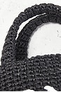 view 7 of 8 Prada Crocheted Raffia Tote Bag in Black