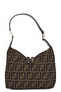 view 1 of 8 Fendi Zucca Shoulder Bag in Brown