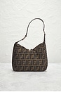 view 3 of 8 Fendi Zucca Shoulder Bag in Brown