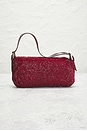 view 3 of 9 Fendi Beaded Baguette Shoulder Bag in Red