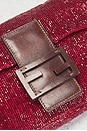 view 5 of 9 Fendi Beaded Baguette Shoulder Bag in Red