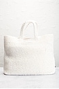 view 3 of 9 Prada Raffia Tote Bag in White