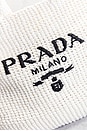 view 6 of 9 Prada Raffia Tote Bag in White