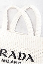 view 8 of 9 Prada Raffia Tote Bag in White