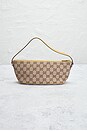 view 3 of 8 Gucci GG Canvas Pouch Handbag in Beige