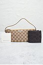 view 8 of 8 Gucci GG Canvas Pouch Handbag in Beige