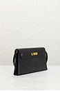 view 4 of 8 Hermes Chevre Kelly Elan Shoulder Bag in Black