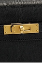 view 6 of 8 Hermes Chevre Kelly Elan Shoulder Bag in Black