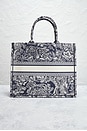 view 3 of 9 Dior Toile De Jouy Book Tote Bag in Navy