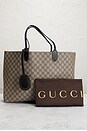 view 9 of 9 Gucci GG Supreme Reversible Tote Bag in Beige