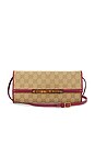 view 1 of 9 Gucci Canvas Leather Shoulder Bag in Beige