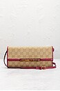 view 2 of 9 Gucci Canvas Leather Shoulder Bag in Beige