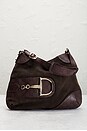 view 2 of 10 Gucci Guccissima Horsebit Shoulder Bag in Brown