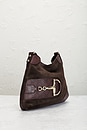 view 4 of 10 Gucci Guccissima Horsebit Shoulder Bag in Brown