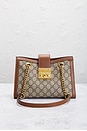 view 2 of 9 Gucci GG Supreme Padlock Shoulder Bag in Beige