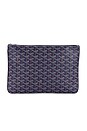 view 1 of 8 Goyard Senna Pochette Bag in Navy