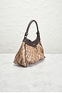 view 4 of 7 Gucci Crystal Abbey Handbag in Beige