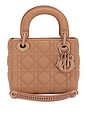 view 1 of 9 Dior Mini Ultra Matte Lady Cannage Handbag in Tan