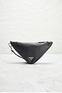 view 3 of 8 Prada Triangle Pouch in Black