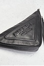 view 5 of 8 Prada Triangle Pouch in Black