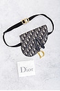 view 8 of 8 Dior Oblique Trotter Saddle Waist Bag in Navy