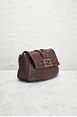 view 4 of 10 Fendi Mia Flap Shoulder Bag in Brown