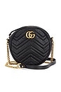 view 1 of 8 Gucci Mini GG Marmont Round Shoulder Bag in Black