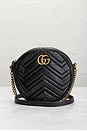 view 2 of 8 Gucci Mini GG Marmont Round Shoulder Bag in Black