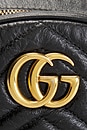 view 6 of 8 Gucci Mini GG Marmont Round Shoulder Bag in Black