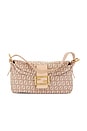 view 1 of 9 Fendi Zucchino Mama Baguette Shoulder Bag in Pink