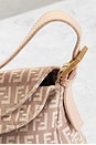 view 8 of 9 Fendi Zucchino Mama Baguette Shoulder Bag in Pink