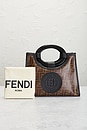 view 9 of 9 FENDI 핸드백 in Brown