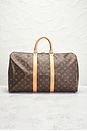 view 3 of 7 Louis Vuitton Keepall 45 Duffle Bag in Brown
