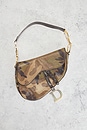 view 2 of 8 Dior Camo Saddle Bag in Multi