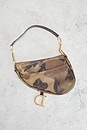 view 3 of 8 Dior Camo Saddle Bag in Multi