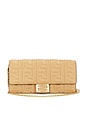 view 1 of 8 Fendi Zucca Wallet On Chain in Tan