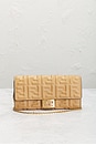 view 2 of 8 Fendi Zucca Wallet On Chain in Tan